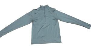 Lululemon Men's Quarter Zip Pullover Gray Fitted Lightweight Athletic Shirt